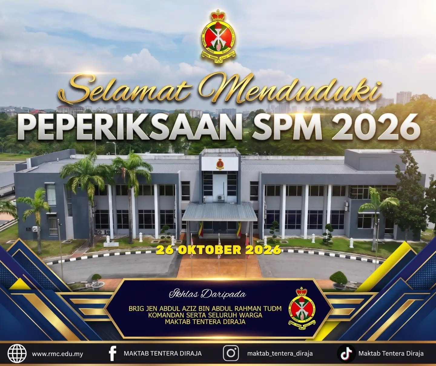 Selamat Menduduki Peperiksaan SPM 2026